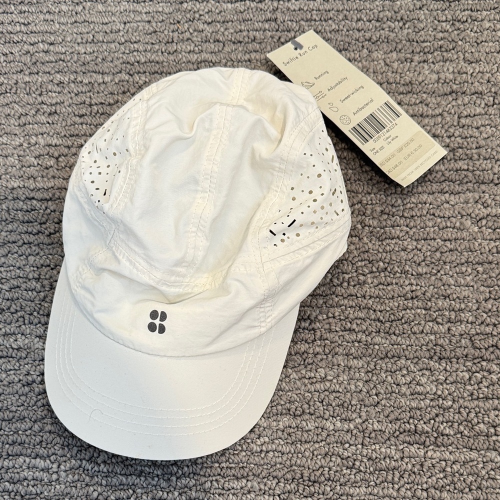 White Athletic Cap
